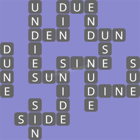 Wordscapes Level 1277, Pebble 13 .